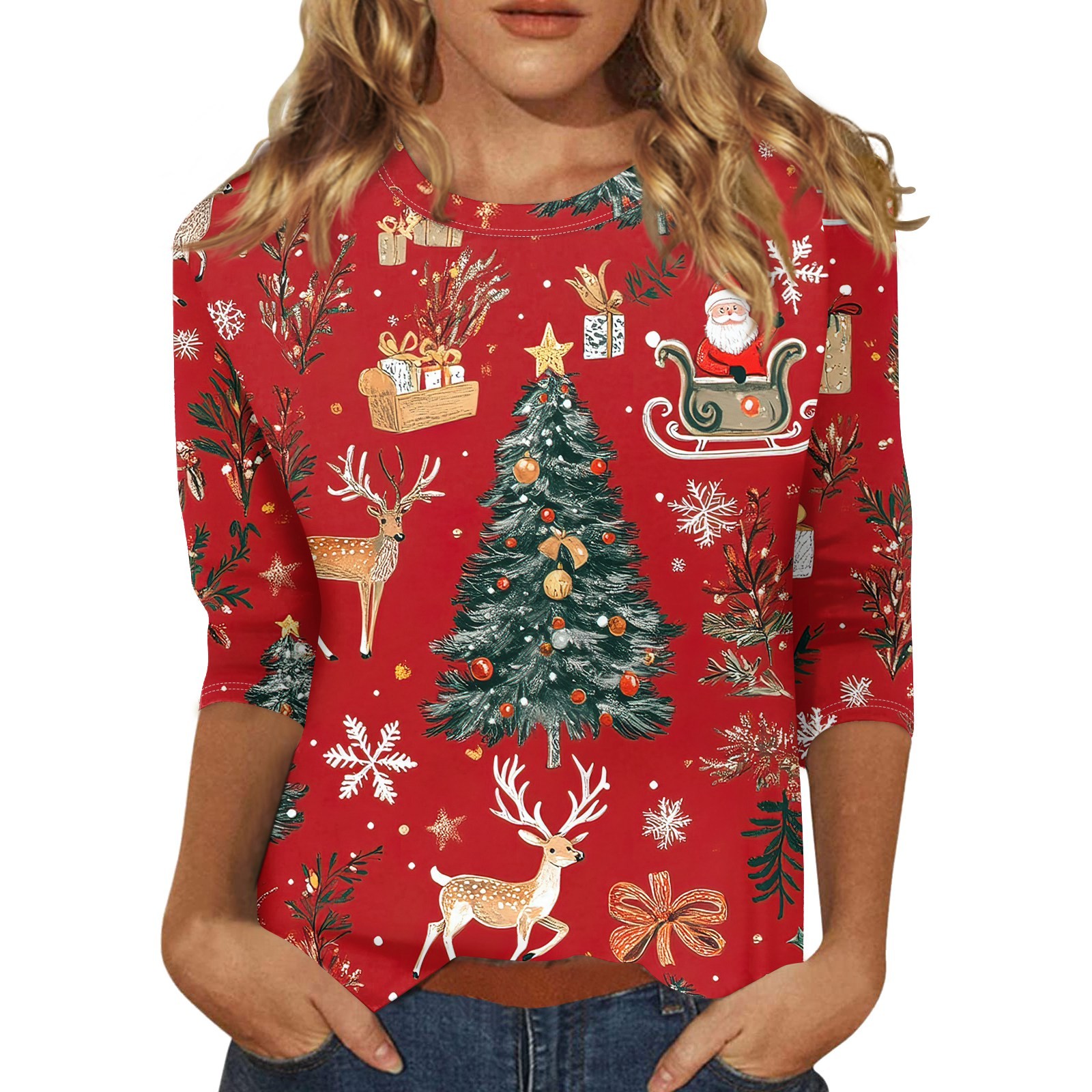 Womens christmas tops